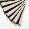Color blocking striped hanging shoulder knitted sweater cardigan top for women